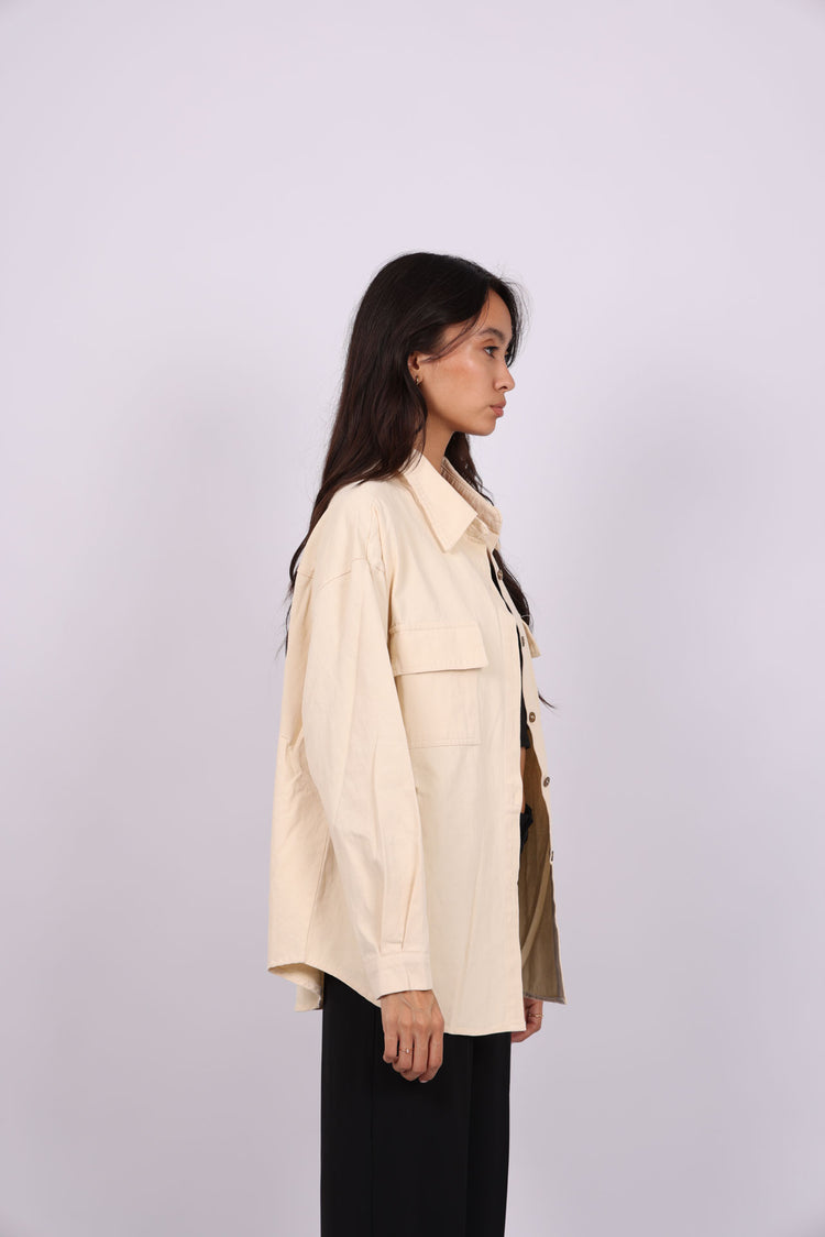 BUTTON-DOWN OVERSHIRT