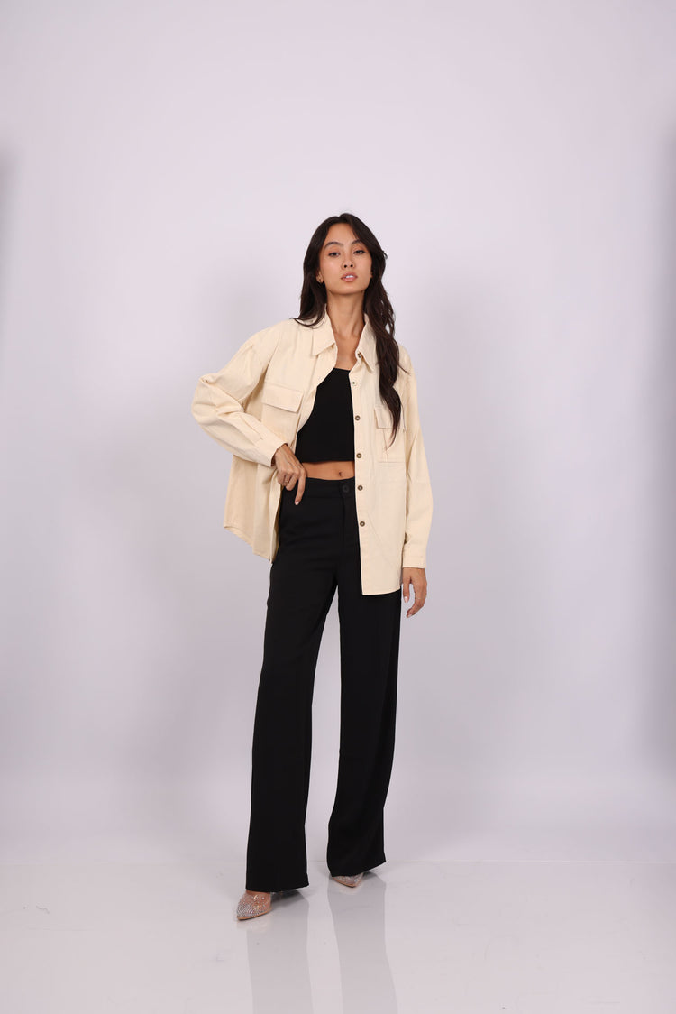 BUTTON-DOWN OVERSHIRT