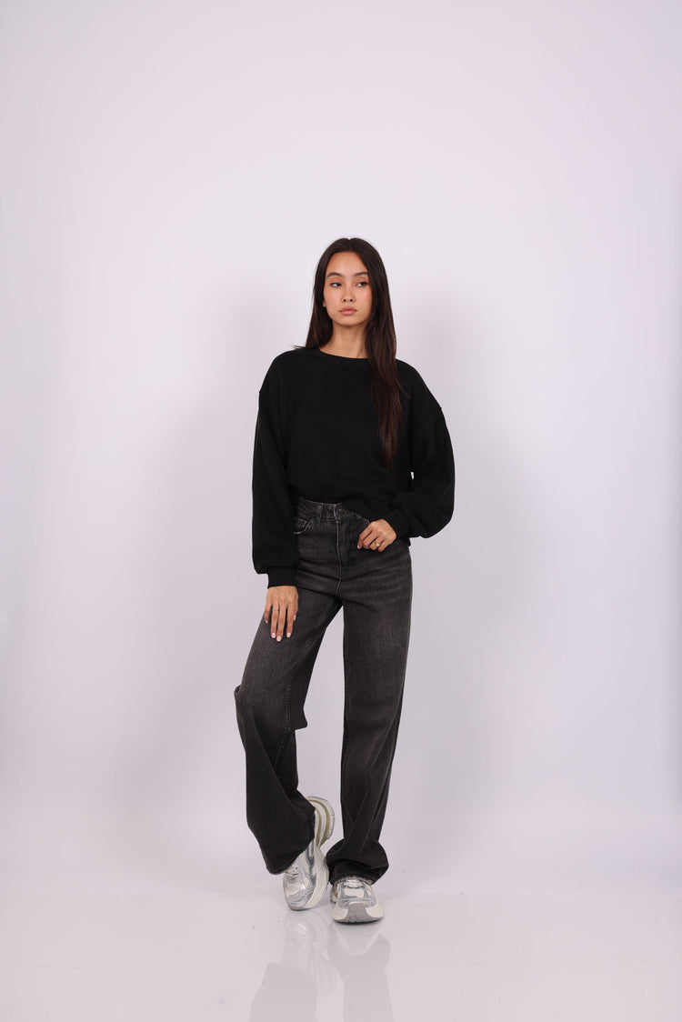 OVERSIZED CROPPED HOODIE