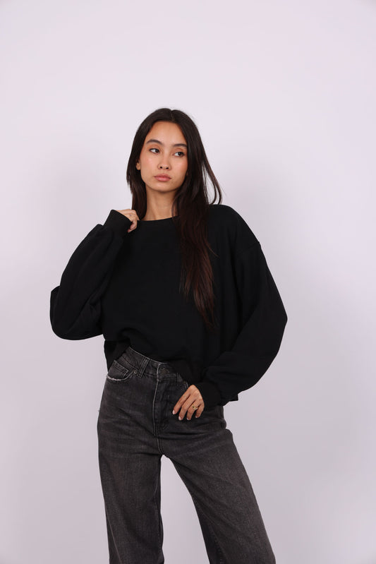 OVERSIZED CROPPED HOODIE