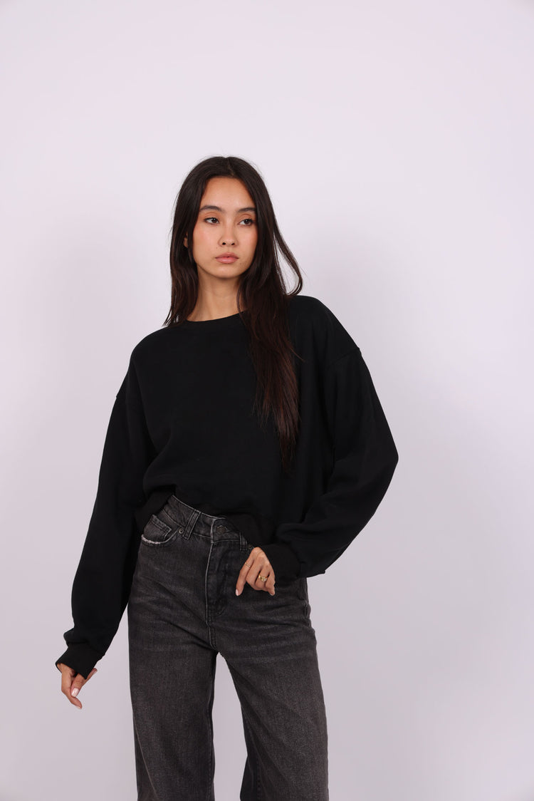 OVERSIZED CROPPED HOODIE