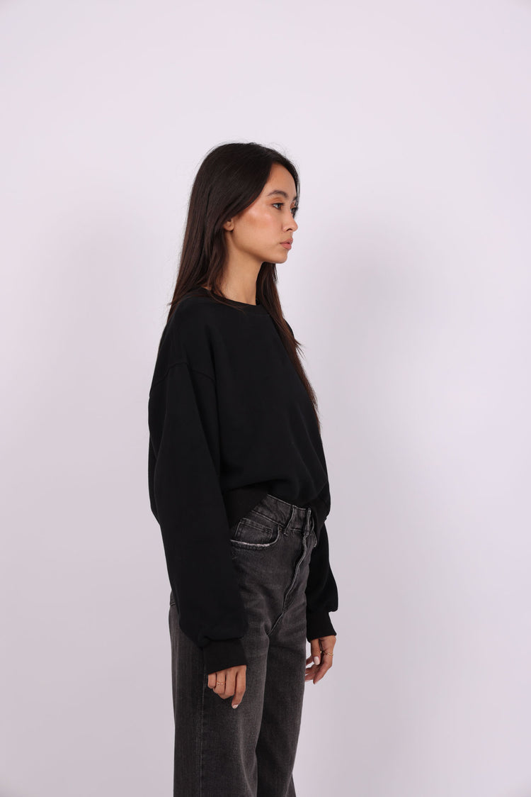 OVERSIZED CROPPED HOODIE