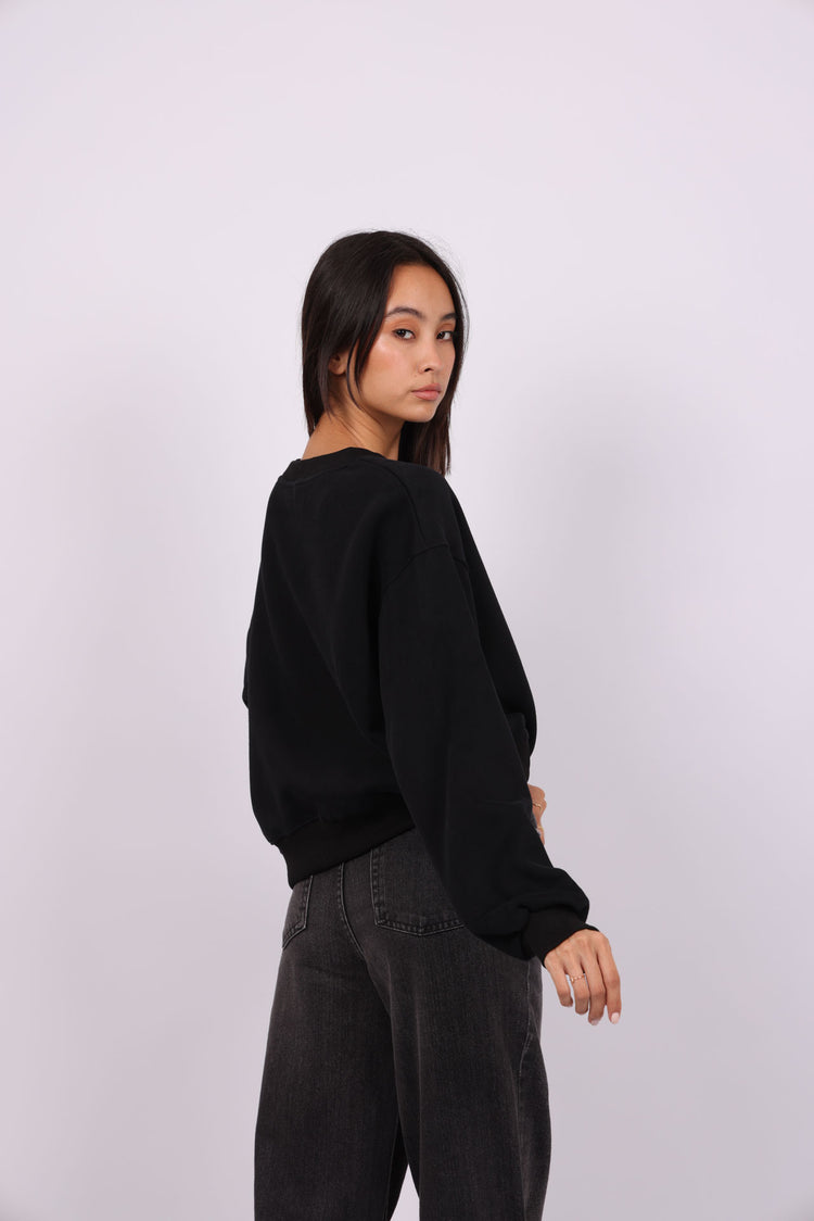 OVERSIZED CROPPED HOODIE