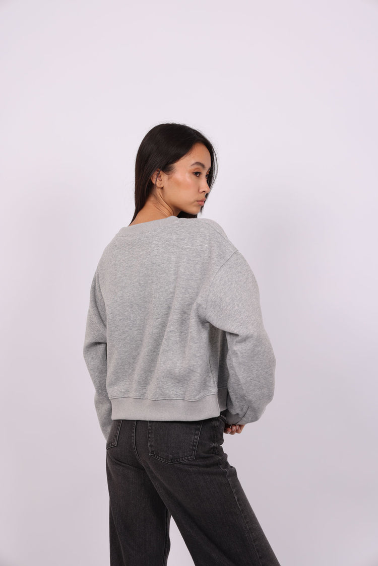 OVERSIZED CROPPED HOODIE