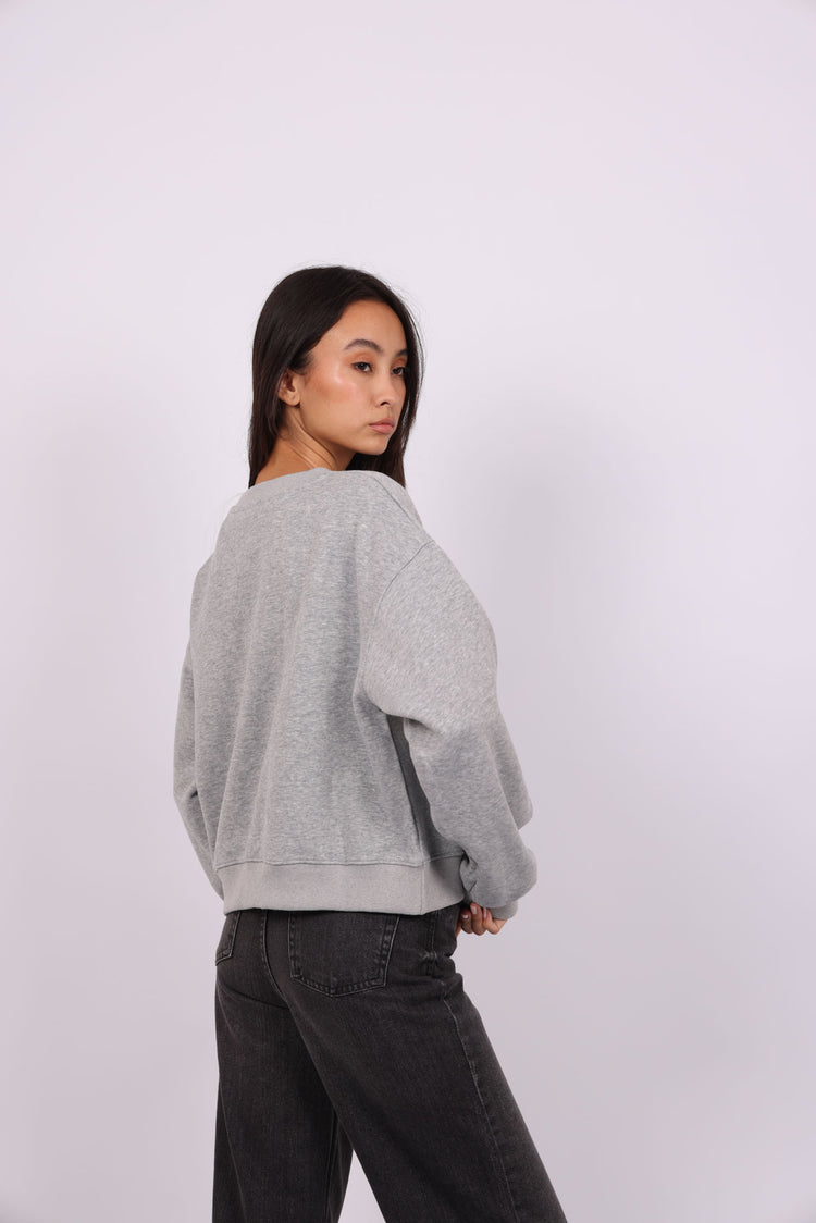 OVERSIZED CROPPED HOODIE