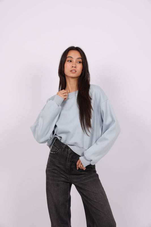 OVERSIZED CROPPED HOODIE
