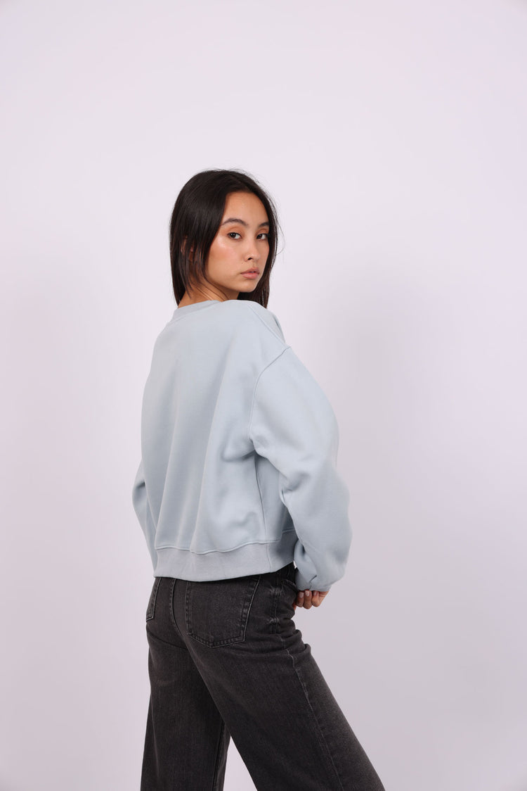 OVERSIZED CROPPED HOODIE
