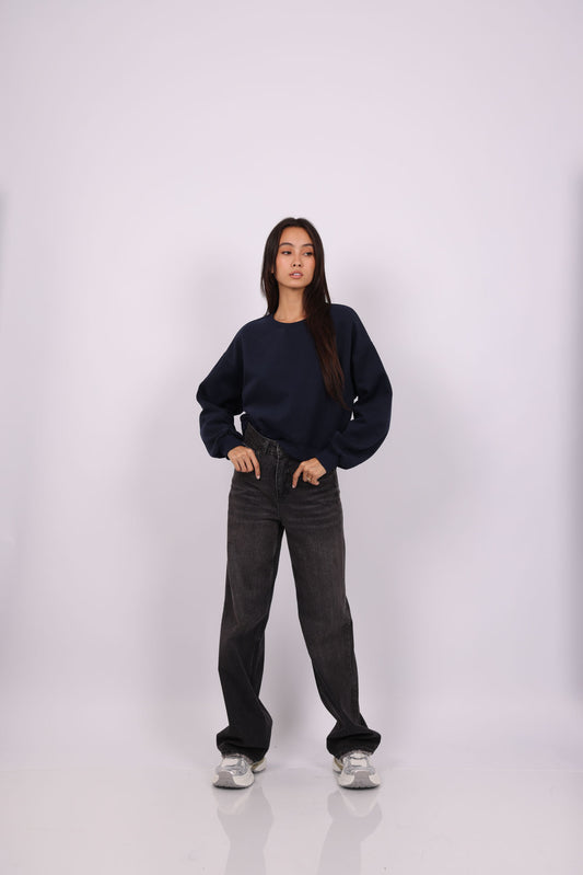 OVERSIZED CROPPED HOODIE