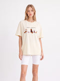 MY PET IS MY BEST FRIEND OVERSIZED GRAPHIC T-SHIRT