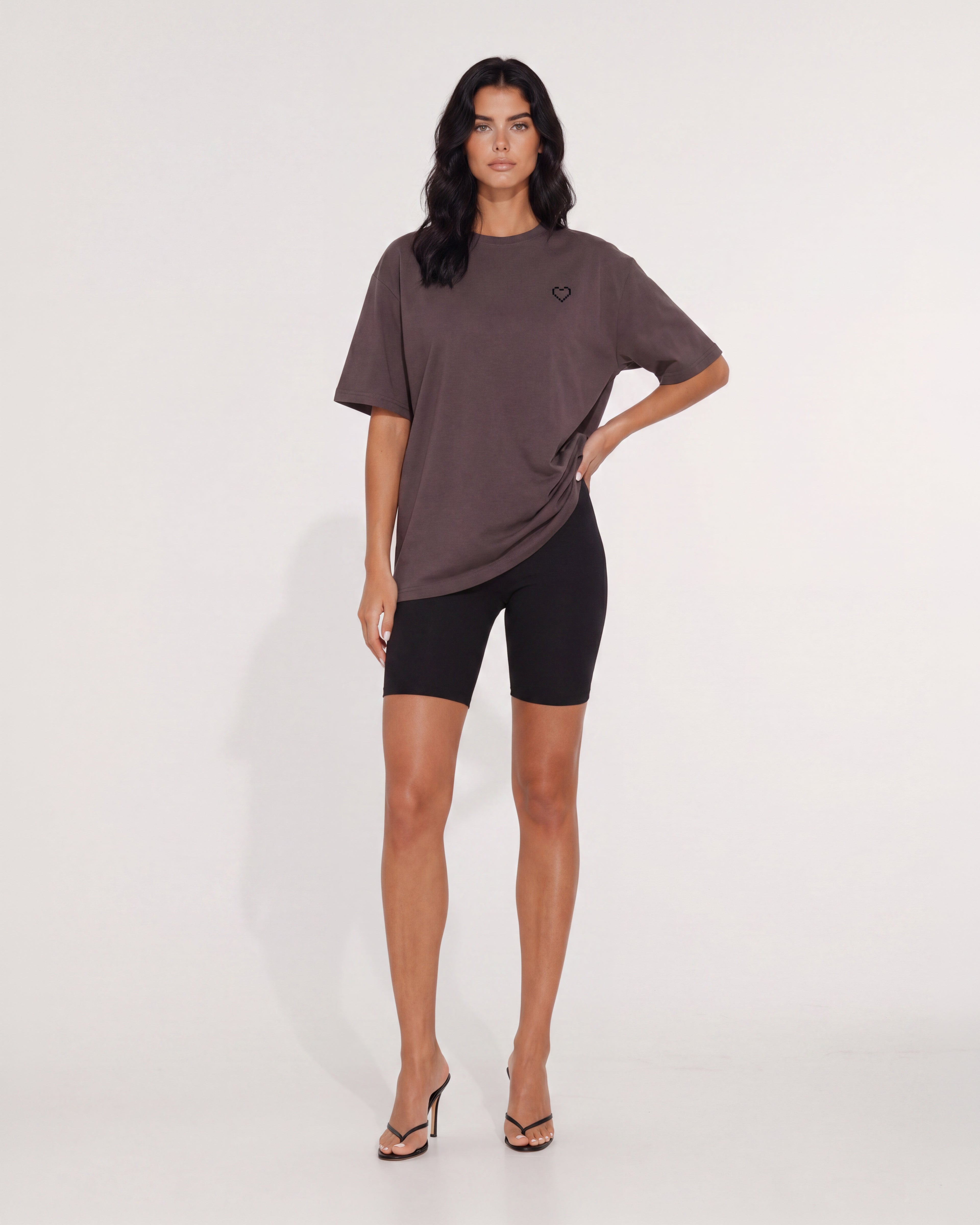 PIXEL HEART OVERSIZED T-SHIRT