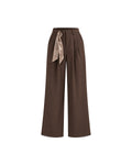 WIDE-LEG TROUSERS WITH SCARF DETAIL