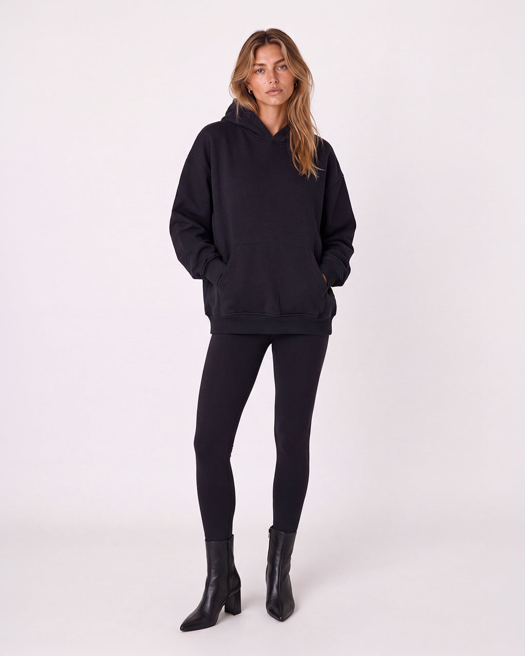 OVERSIZED PULLOVER FLEECE HOODIE
