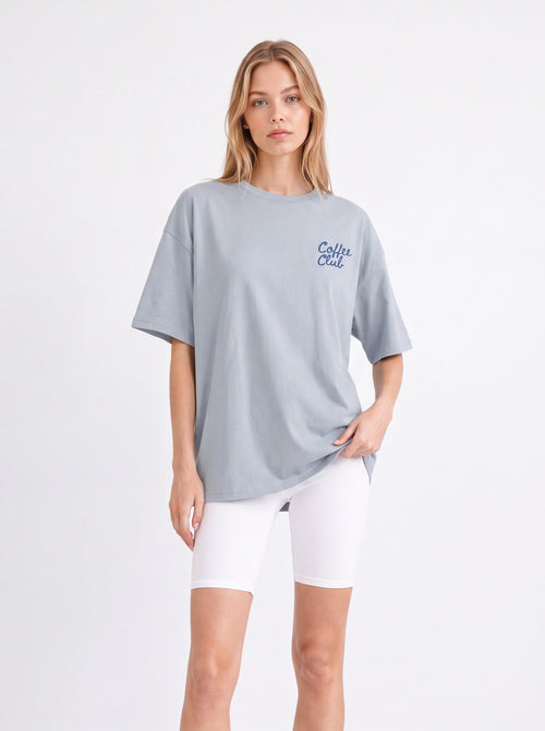 COFFEE CLUB OVERSIZED T-SHIRT