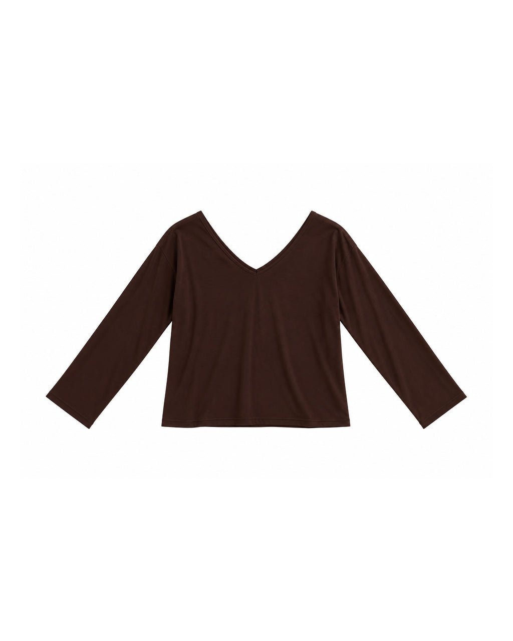 RELAXED V-NECK TOP