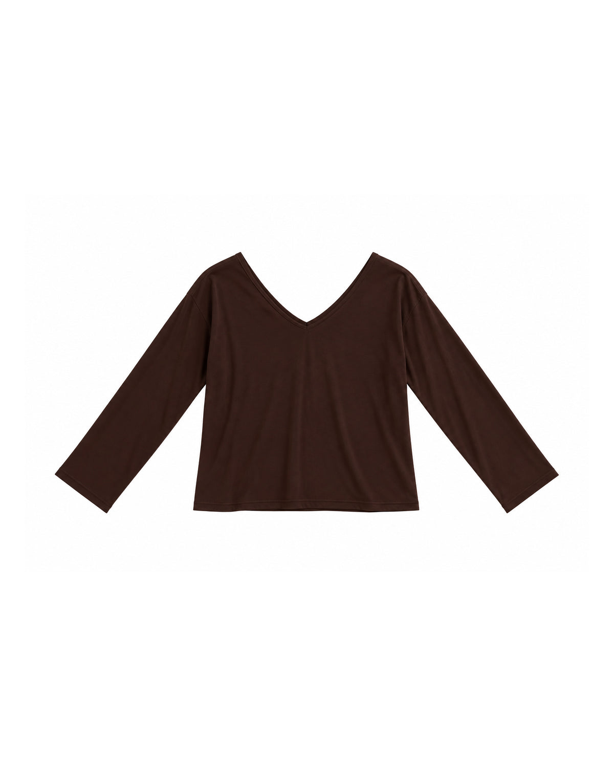 RELAXED V-NECK TOP