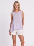 BRODERIE ASYMMETRIC TOP