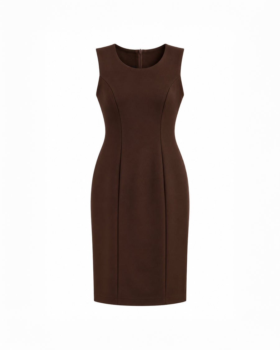 CLASSIC SLEEVELESS MIDI DRESS