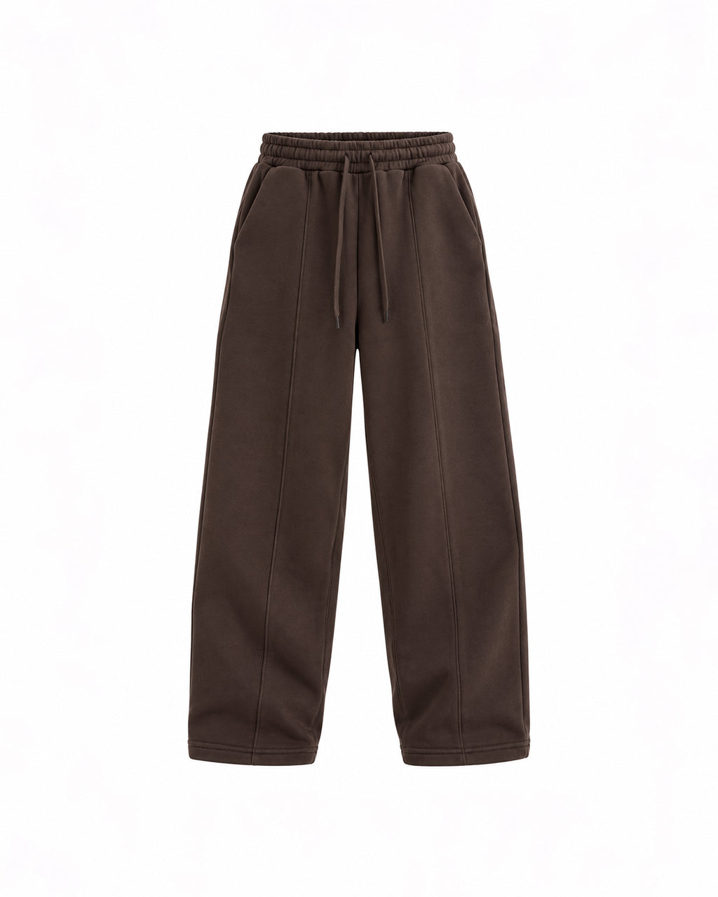 WIDE LEG FLEECE SWEATPANTS