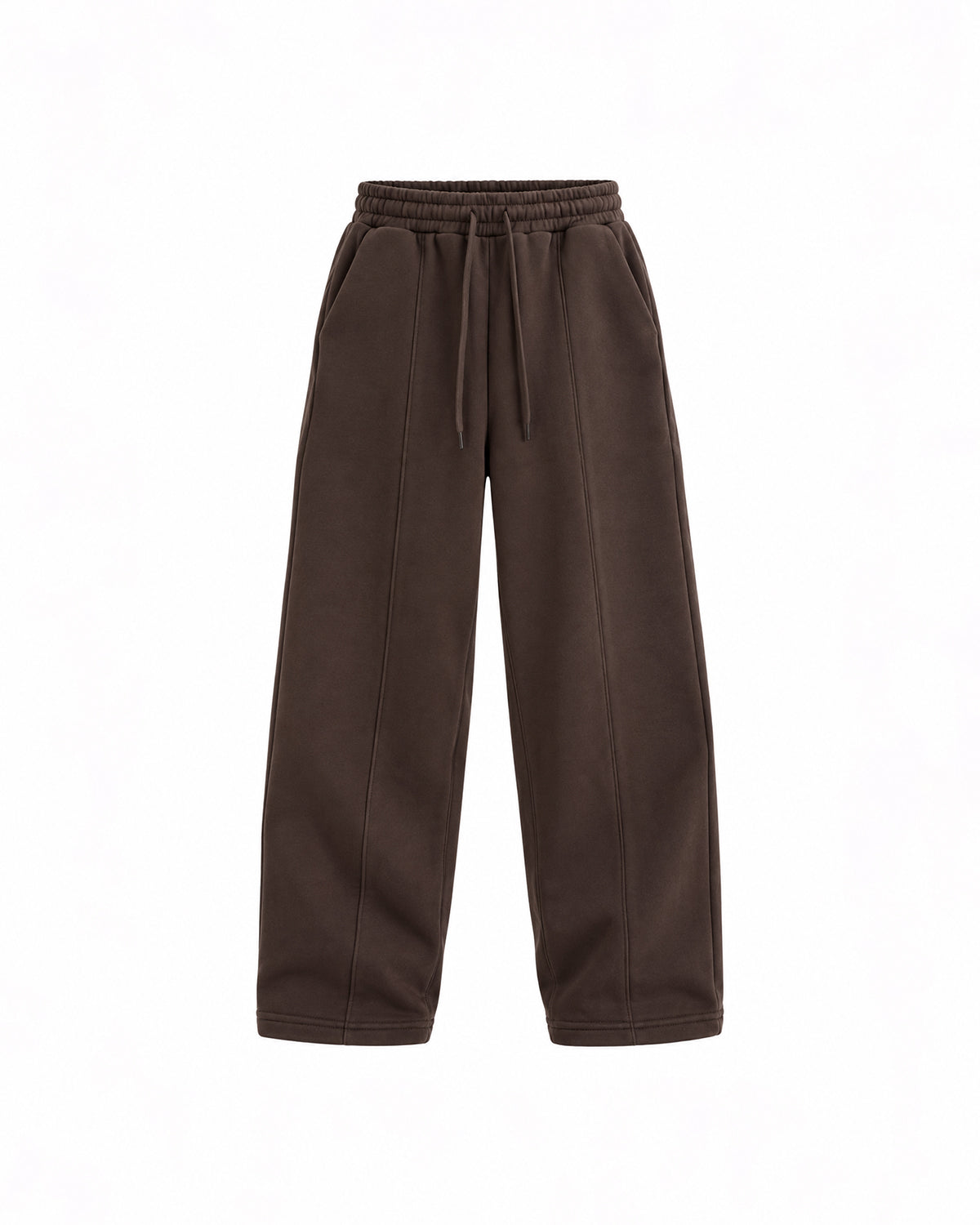 WIDE LEG FLEECE SWEATPANTS