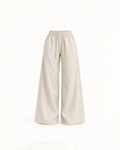 WIDE-LEG LINEN PANTS