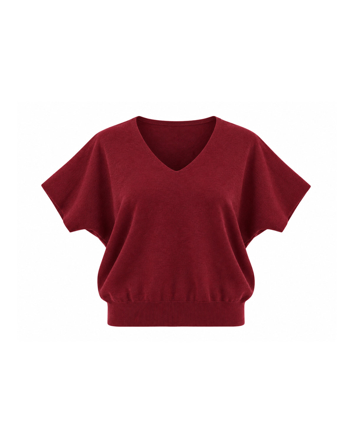RELAXED-FIT V-NECK SWEATER