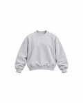 OVERSIZED CREW NECK LONG SLEEVE SWEATSHIRT