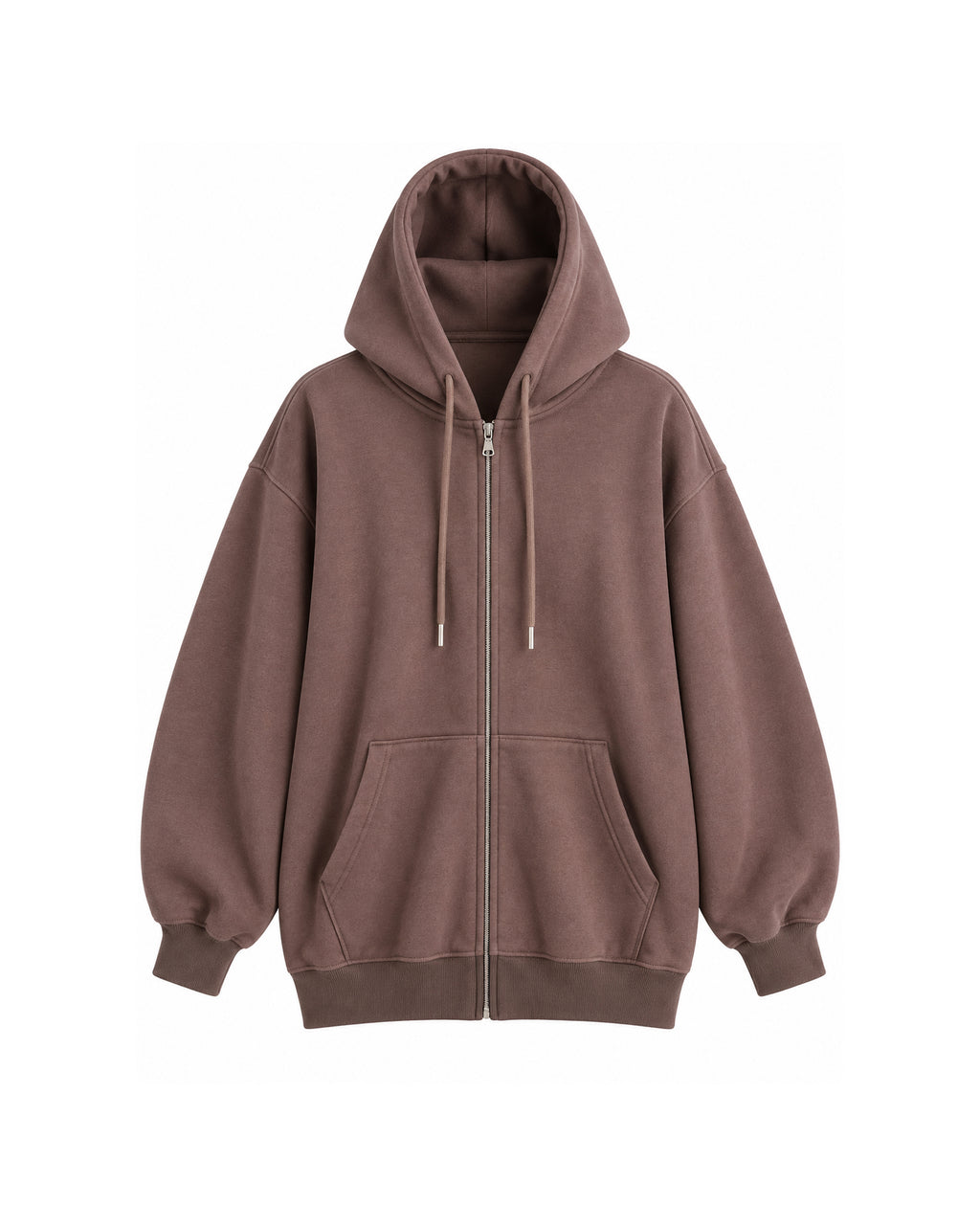 OVERSIZED ZIP-UP HOODIE
