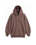 OVERSIZED ZIP-UP HOODIE
