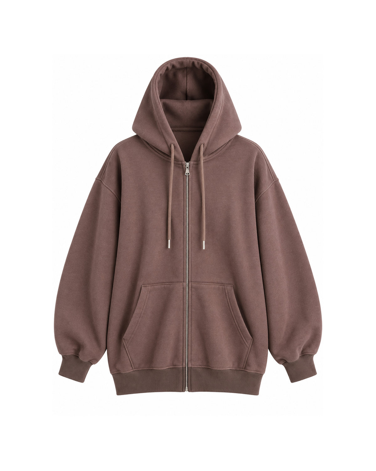 OVERSIZED ZIP-UP HOODIE