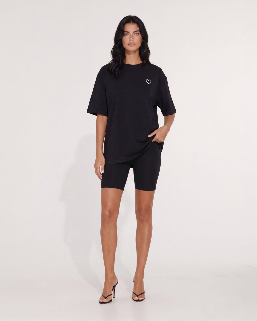 PIXEL HEART OVERSIZED T-SHIRT