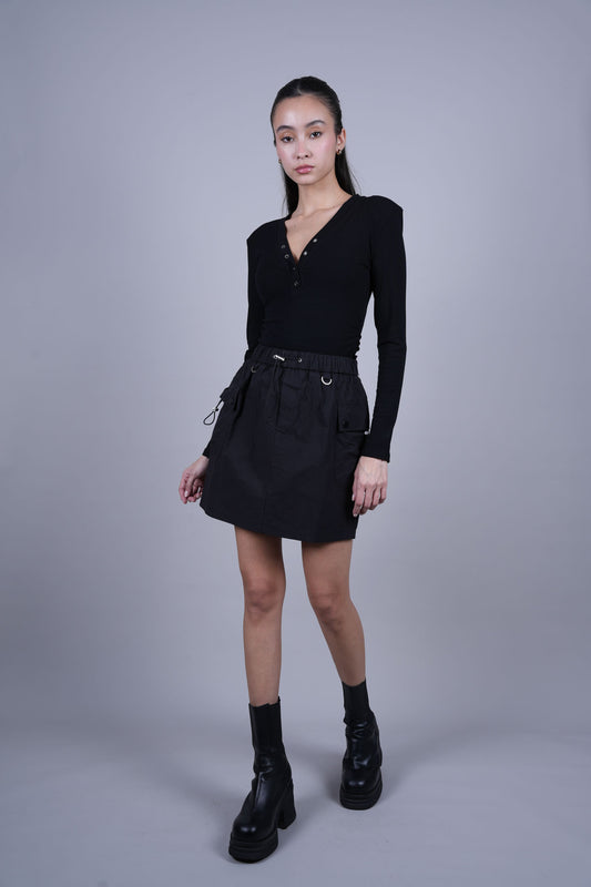 POCKET DETAIL MINI SKIRT