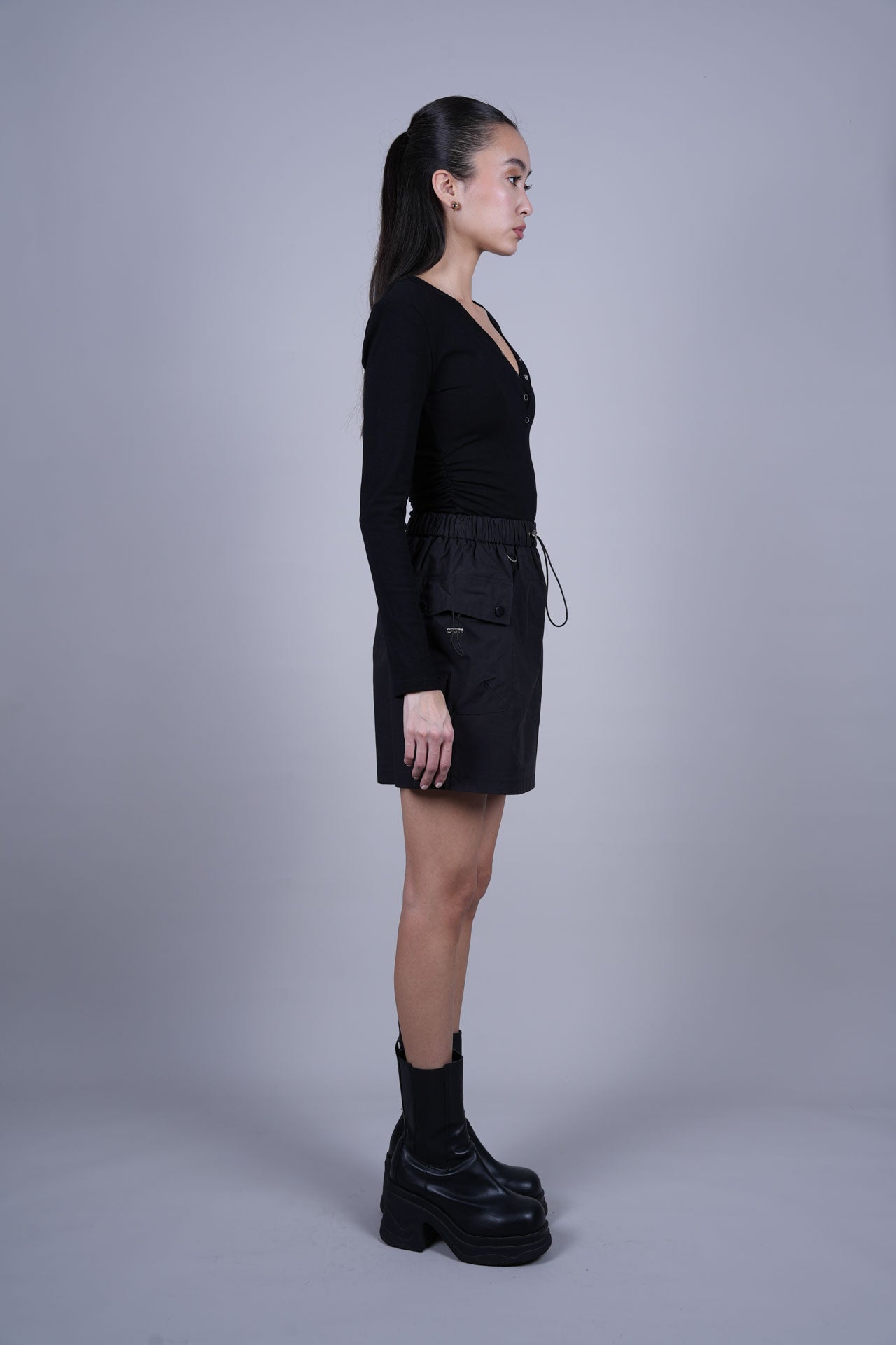 POCKET DETAIL MINI SKIRT