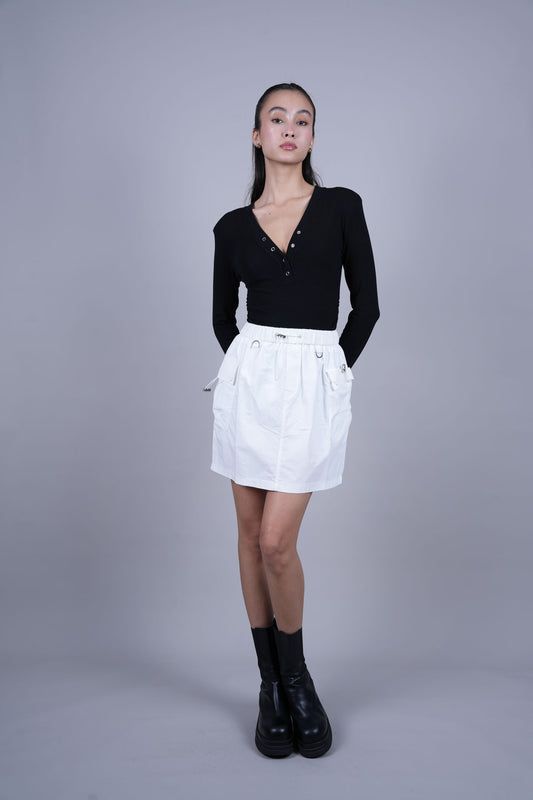 POCKET DETAIL MINI SKIRT