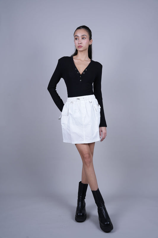 POCKET DETAIL MINI SKIRT