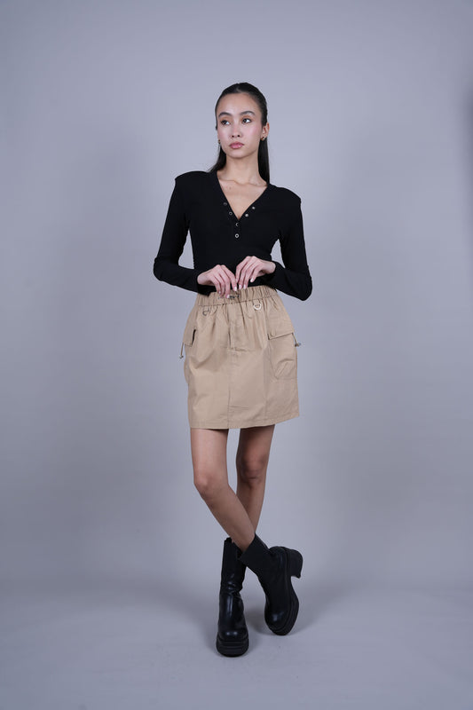 POCKET DETAIL MINI SKIRT