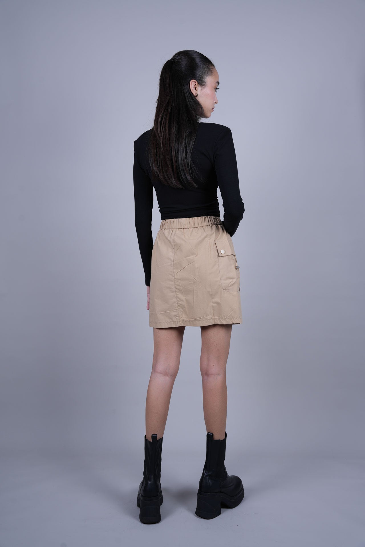 POCKET DETAIL MINI SKIRT
