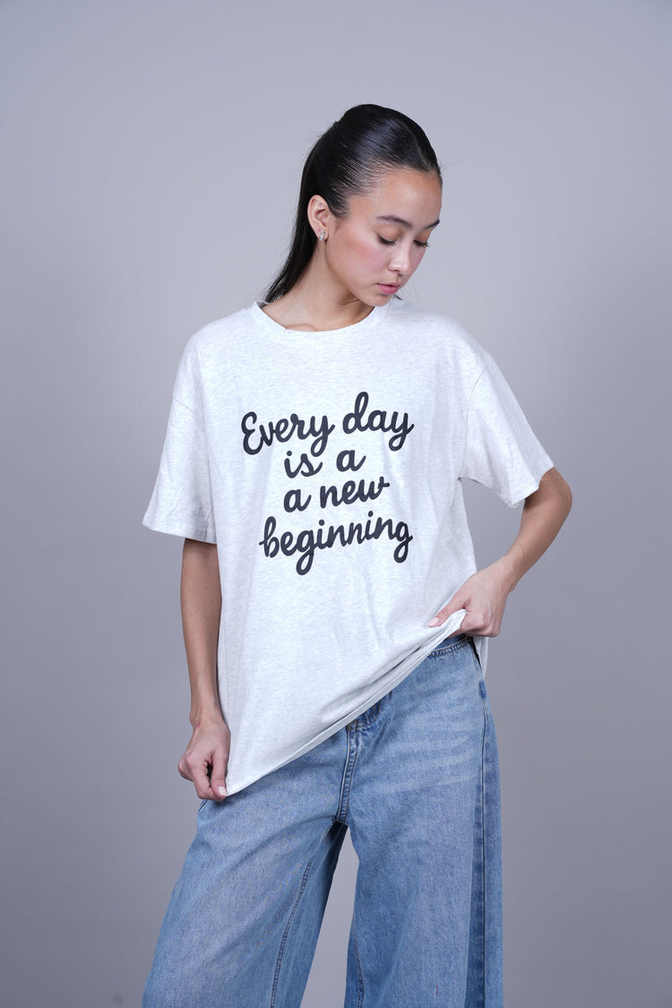 CASUAL GRAPHIC COTTON TEE