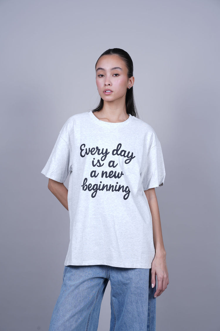 CASUAL GRAPHIC COTTON TEE