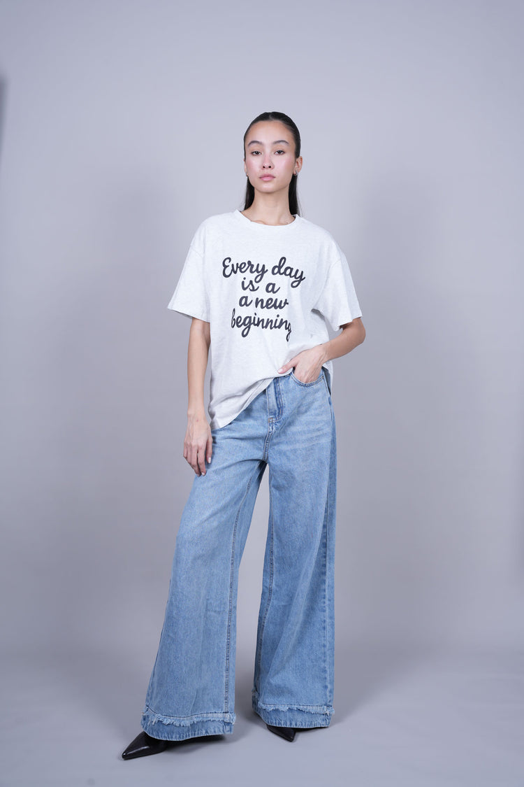 CASUAL GRAPHIC COTTON TEE