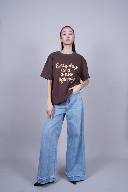 CASUAL GRAPHIC COTTON TEE