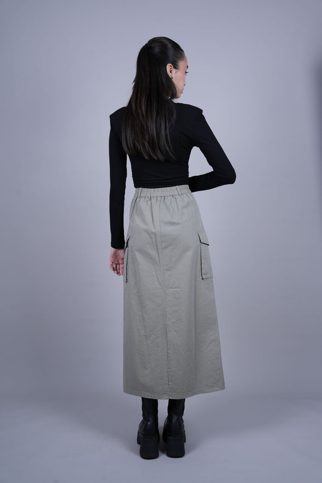 CARGO MIDI SKIRT