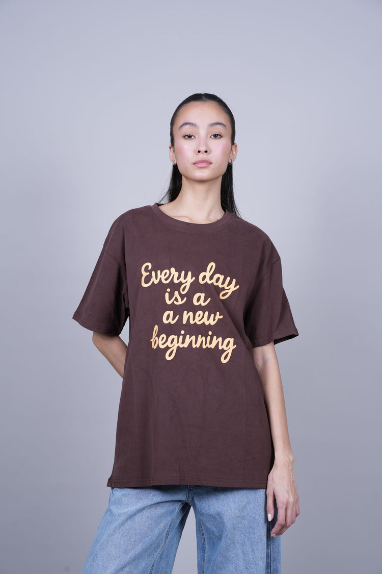 CASUAL GRAPHIC COTTON TEE