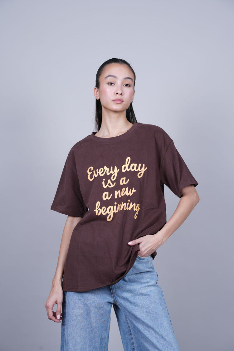 CASUAL GRAPHIC COTTON TEE