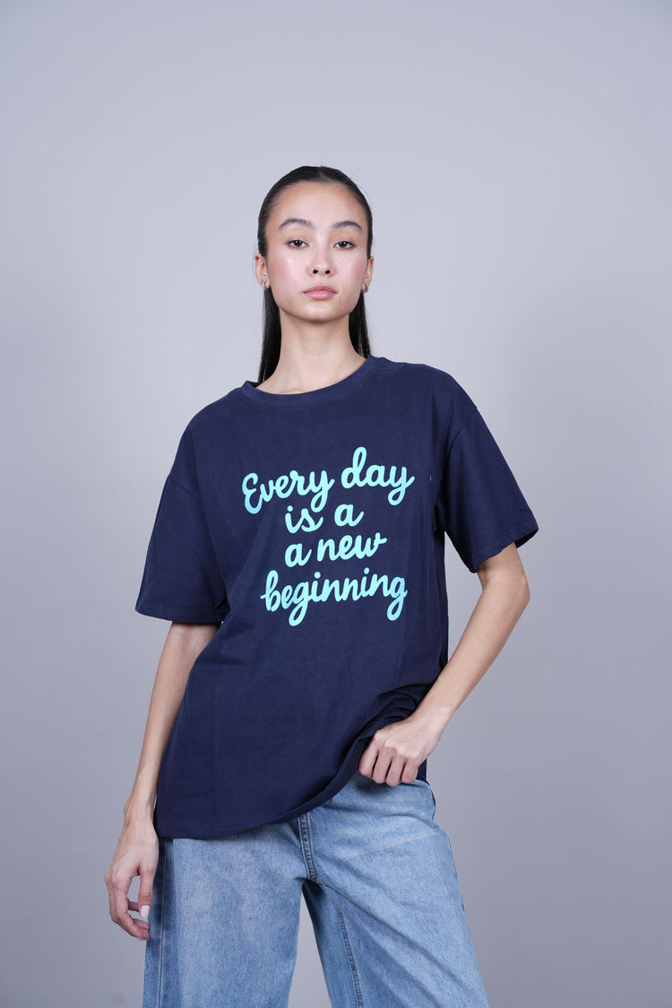 CASUAL GRAPHIC COTTON TEE