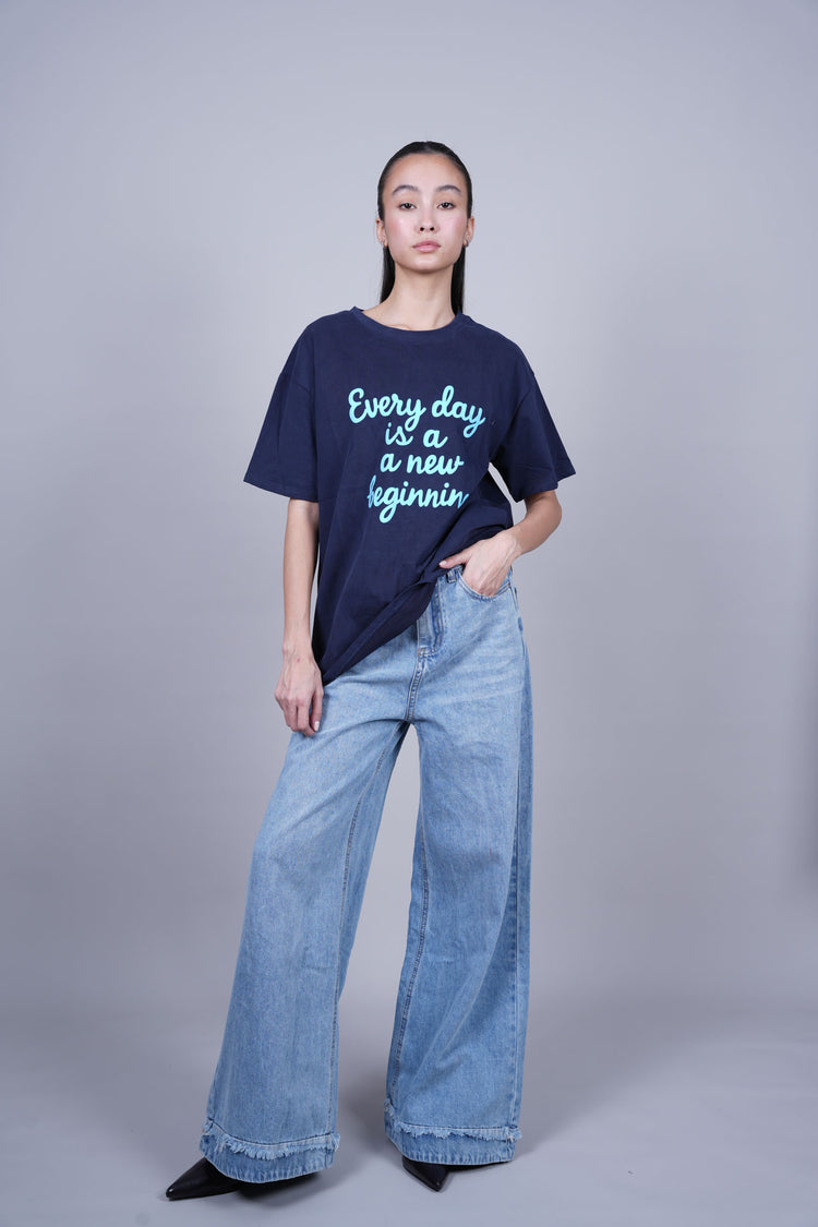 CASUAL GRAPHIC COTTON TEE