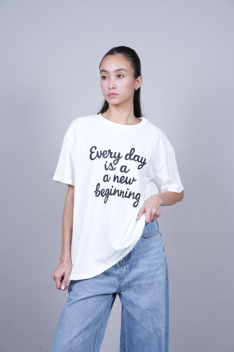 CASUAL GRAPHIC COTTON TEE