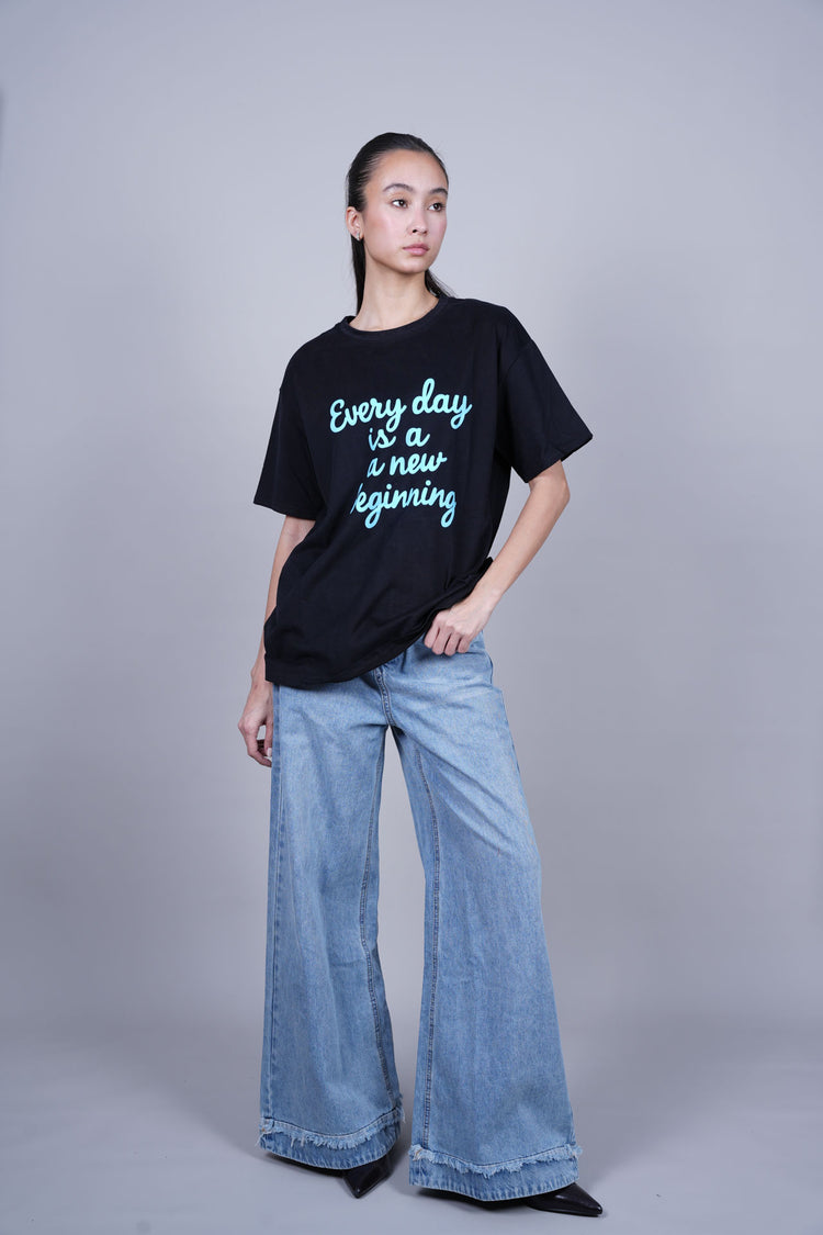 CASUAL GRAPHIC COTTON TEE