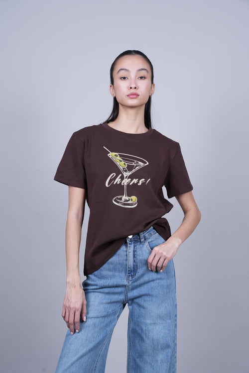 CHEERS MARTINI T-SHIRT