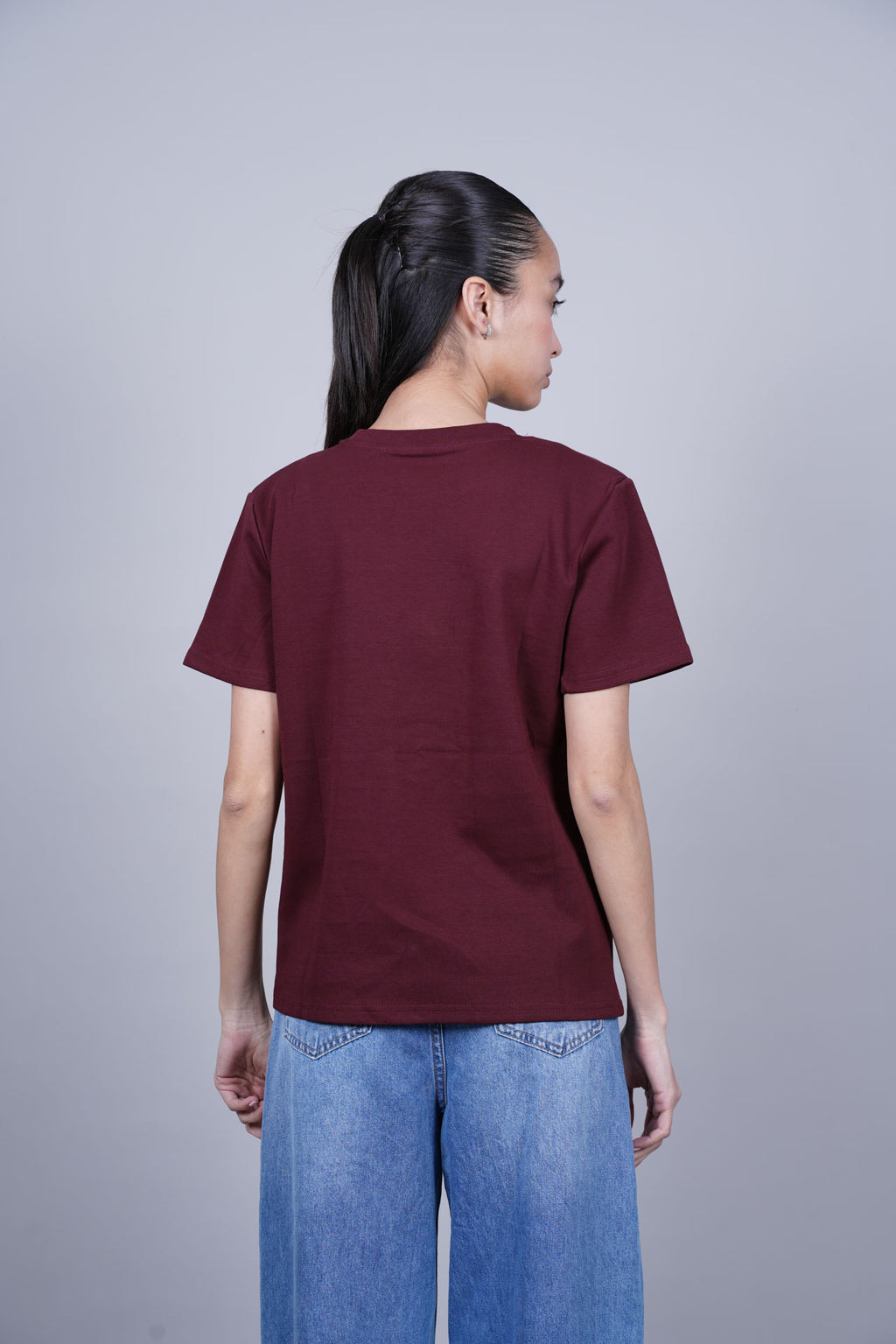 MINIMAL SMILEY GRAPHIC T-SHIRT