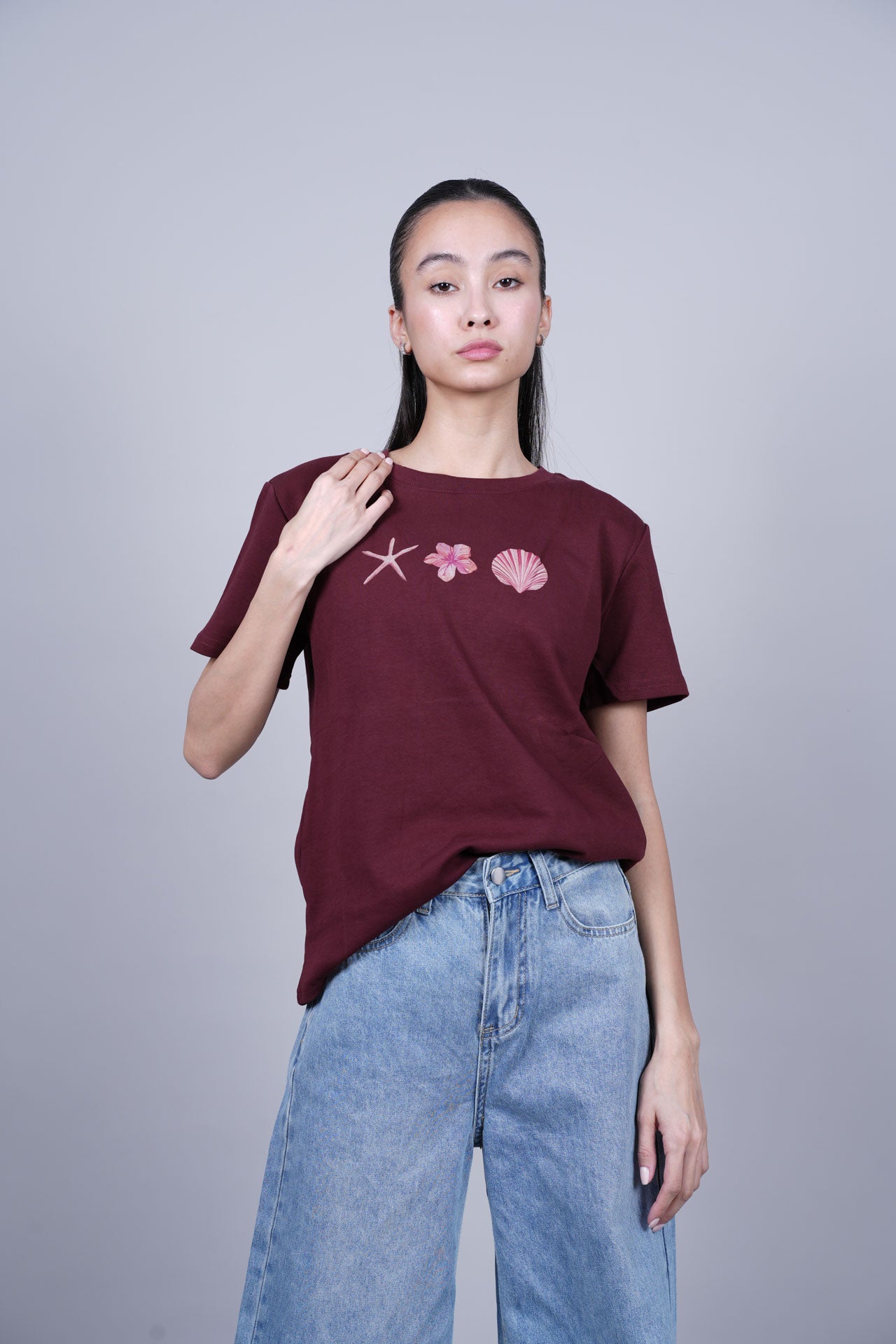 OCEAN ELEMENTS PRINT T-SHIRT